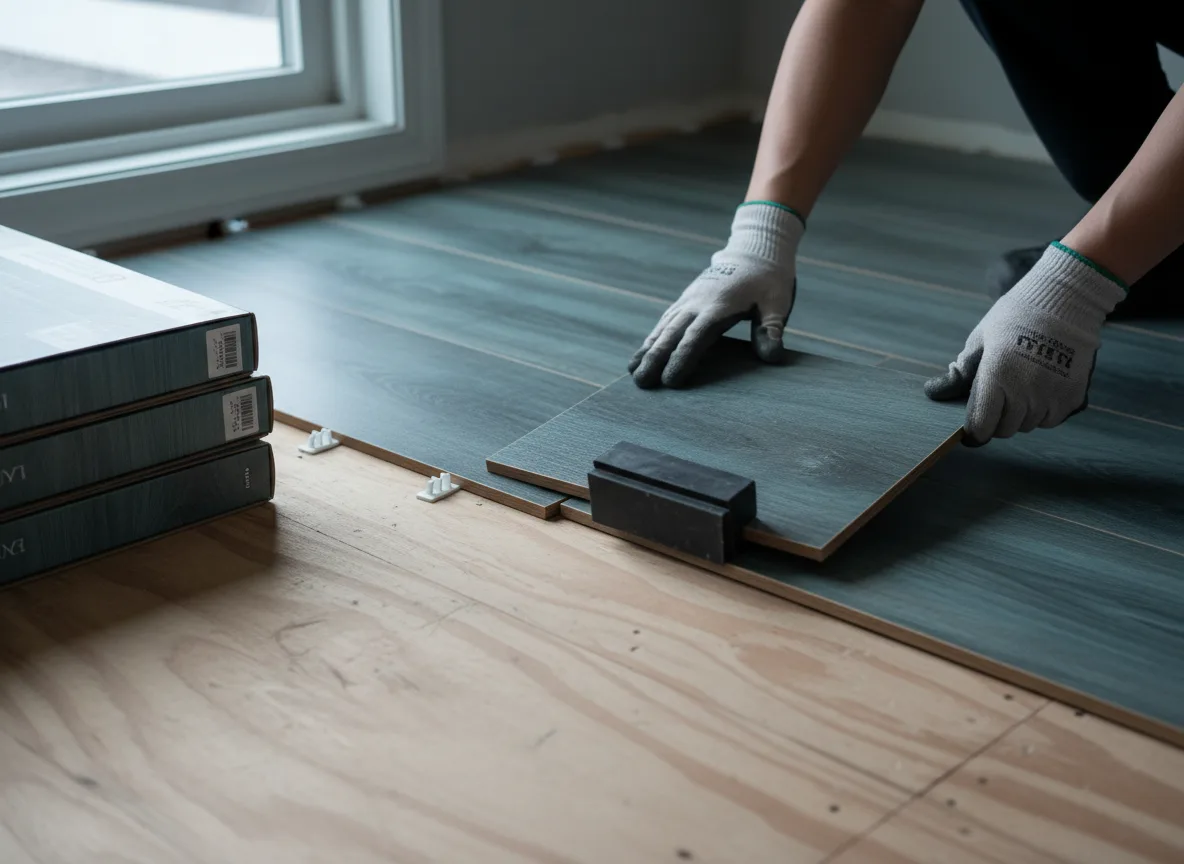 Luxury Vinyl Plank Installation company in New England, ND